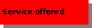 Text Box: Service offered